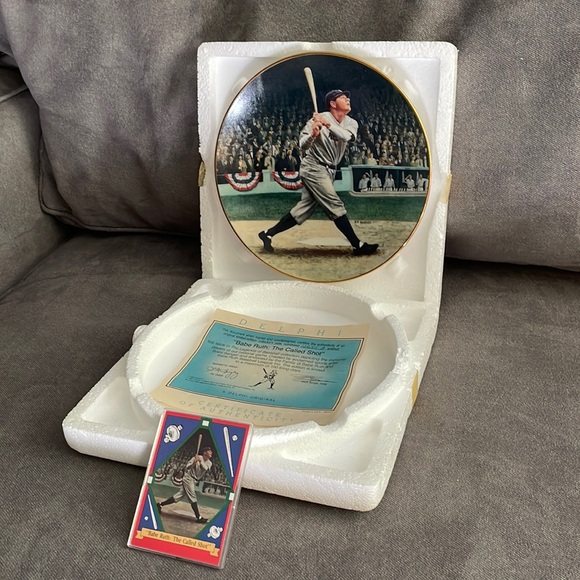 The Bradford Exchange Other - NWT.  Vintage Babe Ruth “The Called Shot”.  collectors plate.